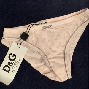 New Dolce & Gabbana Junior girls underwear XS/1